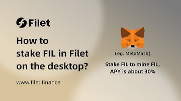 How to stake FIL in Filet on the desktop