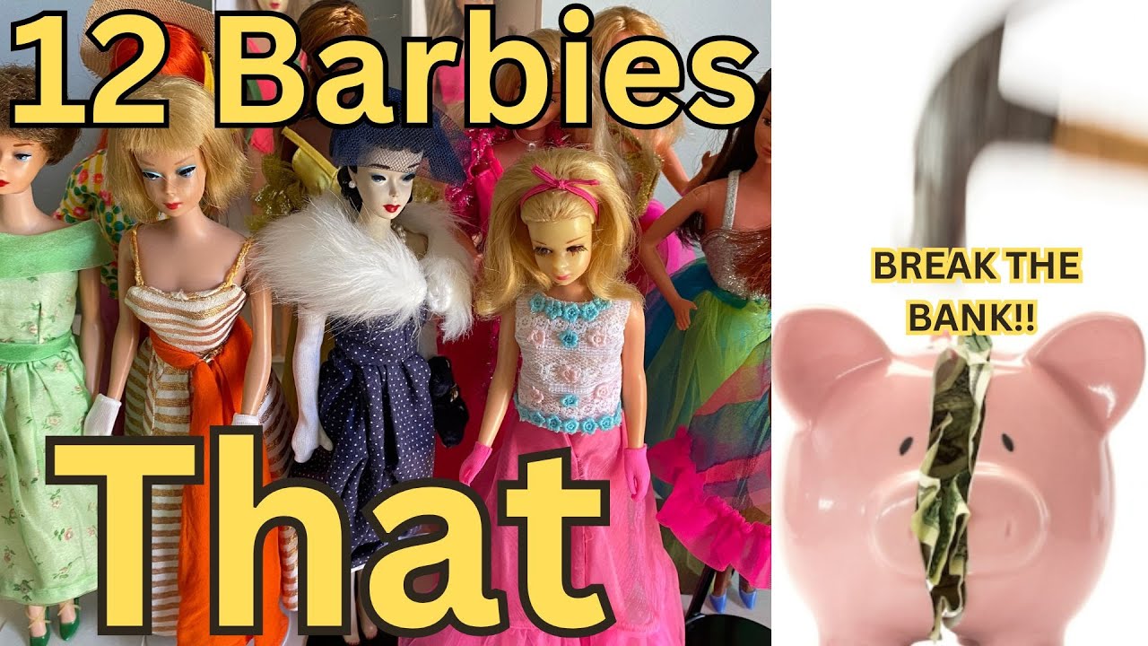 Объяснение самых дорогих винтажных кукол Барби стоимостью 1000 долларов в моей коллекции