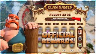 AUGUST 2026 CLAN GAMES OFFICIAL REWARDS REVEALED | CoC August 2026 Clan Games Rewards screenshot 3
