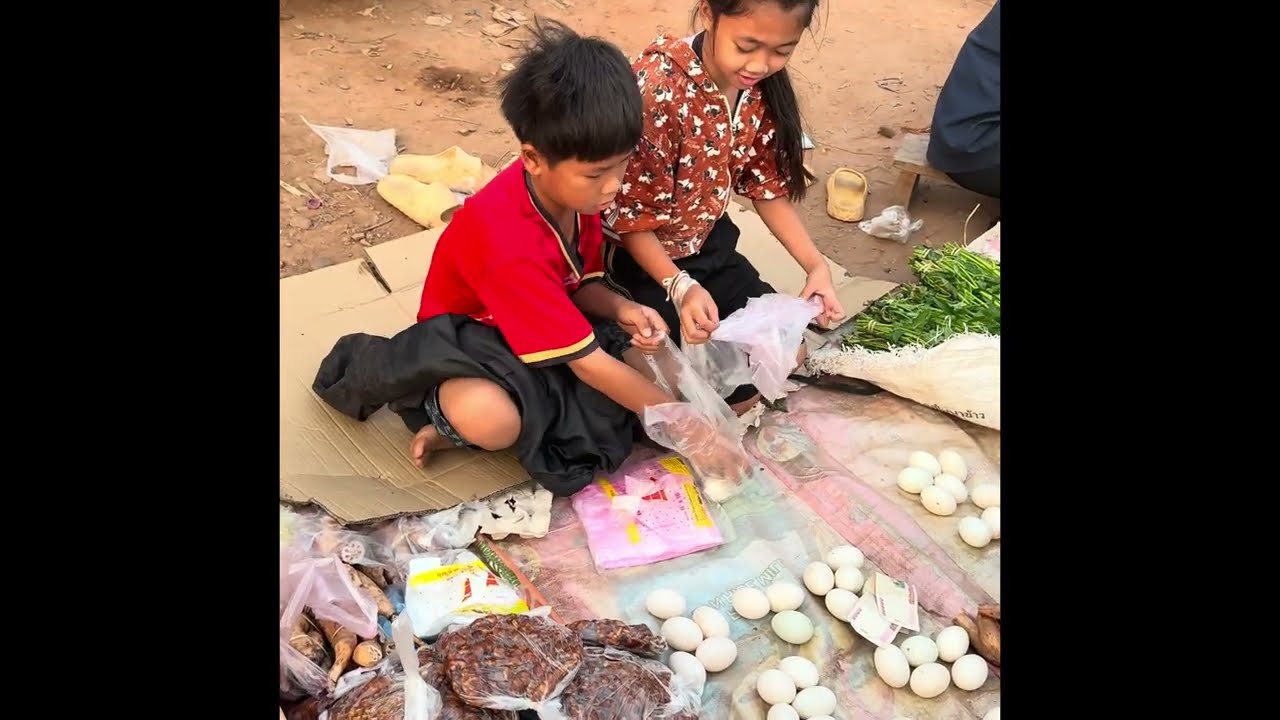 From California to Laos daily life  Went to the market to get some stuff here in Laos #fyp #travel  