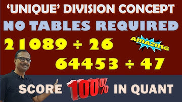 64453 ÷ 47 and 21089 ÷ 26 Without Traditional Division II No Tables Required II No Difficult Steps
