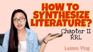 Synthesizing Literature | Topic in Research II
