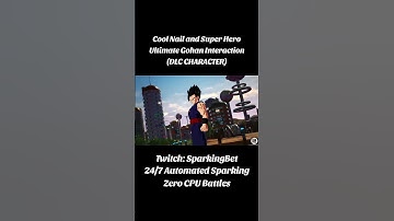 Cool Ultimate Gohan Super Hero and Nail Interaction | DLC  | #sparkingzero #sparkingzerodlc