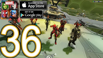 MARVEL Strike Force Heroes Android iOS Walkthrough - Part 36 - Campaign: The Nexus Chapter 5