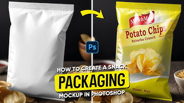 How To Create a Snack Packaging Mockup in Photoshop | Photoshop Tutorial 2025 | Am Graphix