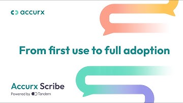 Accurx Scribe: From first use to full adoption