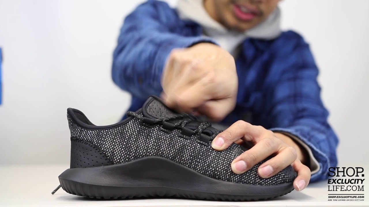 Adidas Tubular Shadow Black Grey Unboxing Video at Exclucity - YouTube