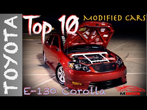 Top 10 Modified Toyota Corolla 9th Generation | E130 | M Bros - YouTube