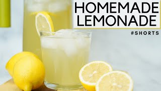 REFRESHING HOMEMADE LEMONADE RECIPE #shorts