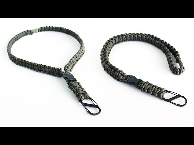 How to Make a Cobra Knot Paracord Neck Lanyard Tutorial 