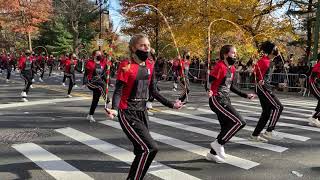 J.U.M.P. performs at the 2021 Macy's Thanksgiving Day Parade, New York City