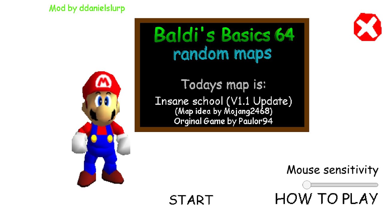 Baldi basics map