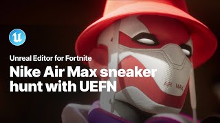 Nike’s virtual sneaker hunt Airphoria built using Unreal Editor for Fortnite