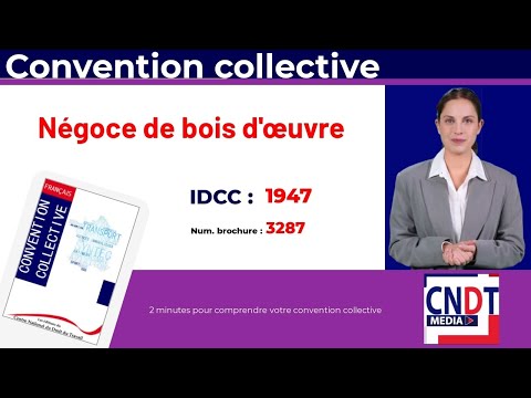Vidéo : convention collective du travail mécanique du bois, des scieries, du négoce et de l'importation des bois
