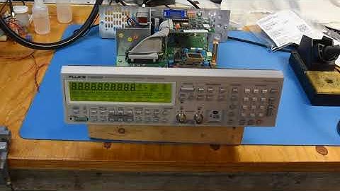 Fluke / Philips PM6680B universal counter/timer repair (x2 !)