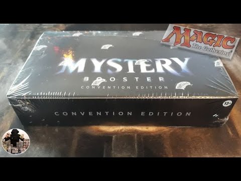Mystery Booster Convention Edition, открытие коробки с 24 бустерами, карты Magic The Gathering
