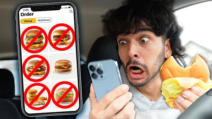 ONLY Eating The First Items on the Menu for 24 Hou...