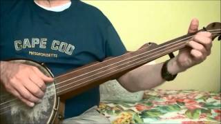 19th century minstrel tune on fretless gut string banjo