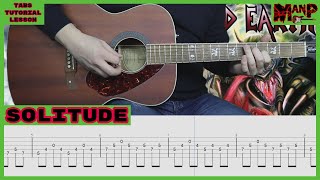 Solitude || Iced Earth Cover || Guitar Tab || Tutorial || Lesson