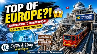 Grindelwald to Jungfraujoch ❄️ Top of Europe Ice Palace | 4K HDR