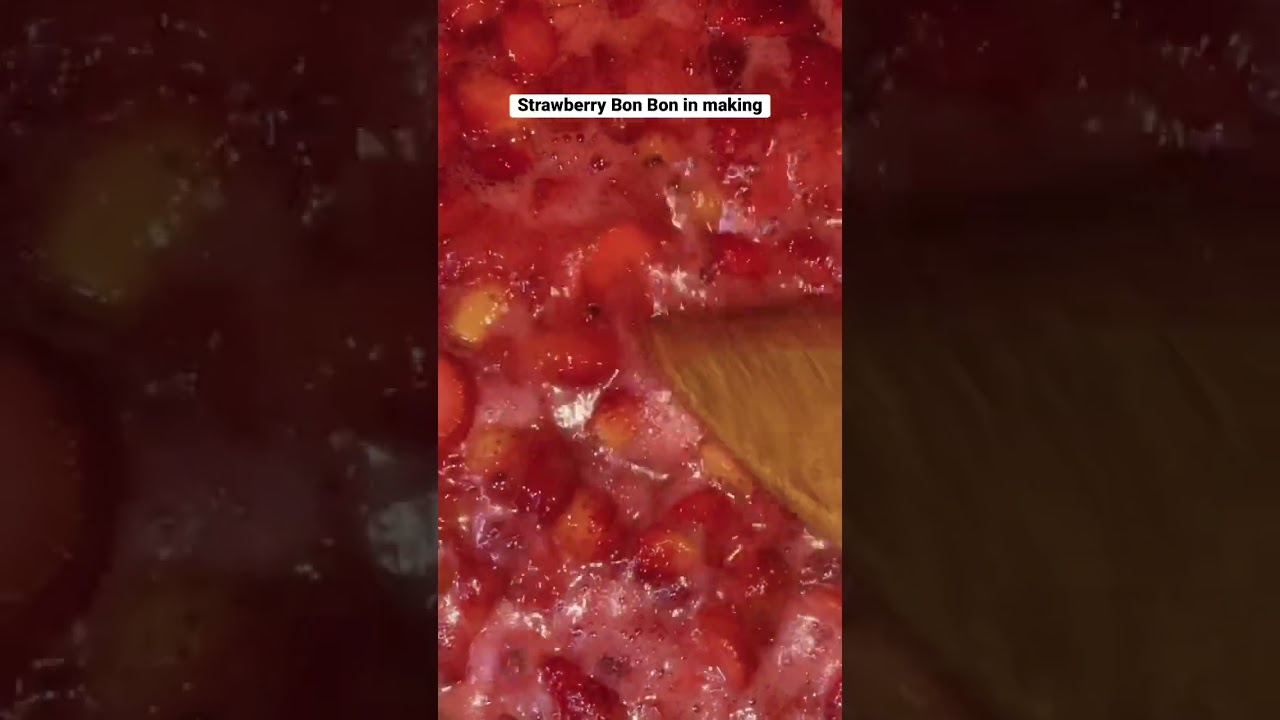 Strawberry Bon Bon in making, what else you need strawberries lovers, place your order at Onehut.pk