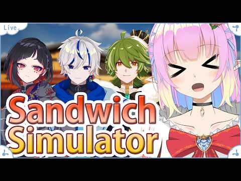 【Sandwich Simulator】#4 揚げ物やお肉の種類も追加！？激務です...【 花凪宮かのん - Kanon Hanamiya - 】【VTuber 】