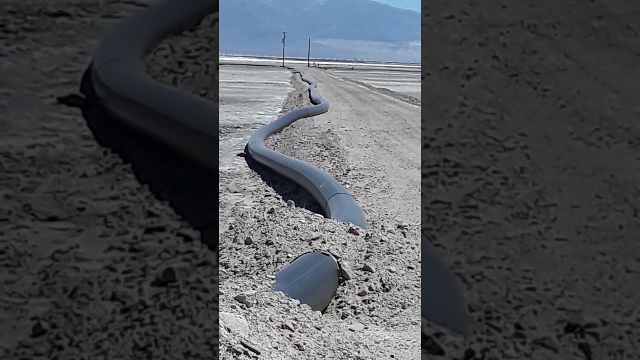EPIC FAIL 2 HDPE FLEXIBLE SEWER PIPE bends buckles and cracks in 2019