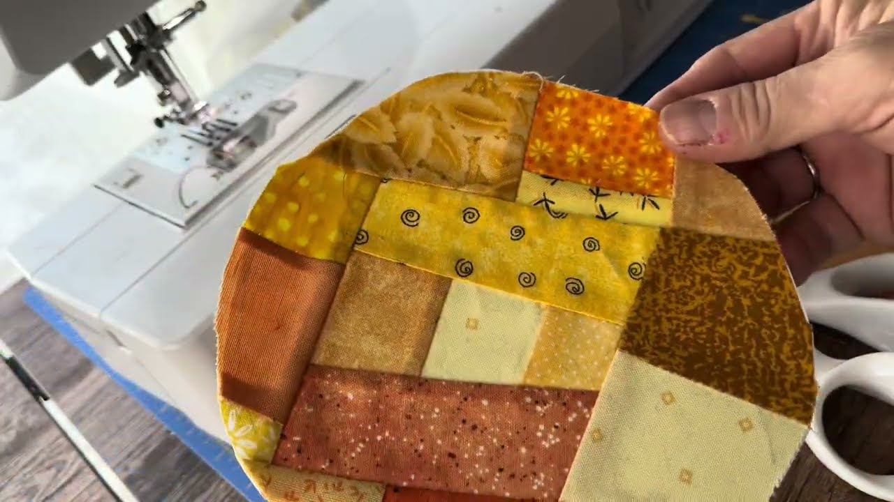 Having fun sewing the sun 🙃 