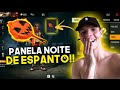 🔥 FREE FIRE AO VIVO 🔥 NOVAS SKINS DO HALLOWEEN + NOVA PANELA LENDÁRIA 🔥 RUMO AO MESTRE 🔥