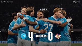 Highlights | Napoli 4-0 Cremonese | Serie A - Matchday 34