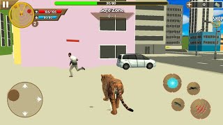 Angry Tiger City Attack : Wild Animal Fighting Game screenshot 1