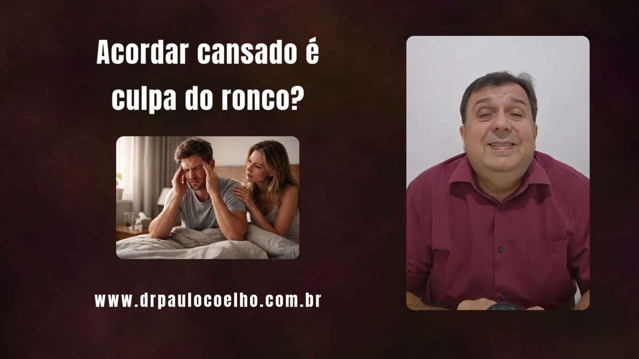 😴 Acordar cansado é culpa do ronco? #CansaçoCrônico