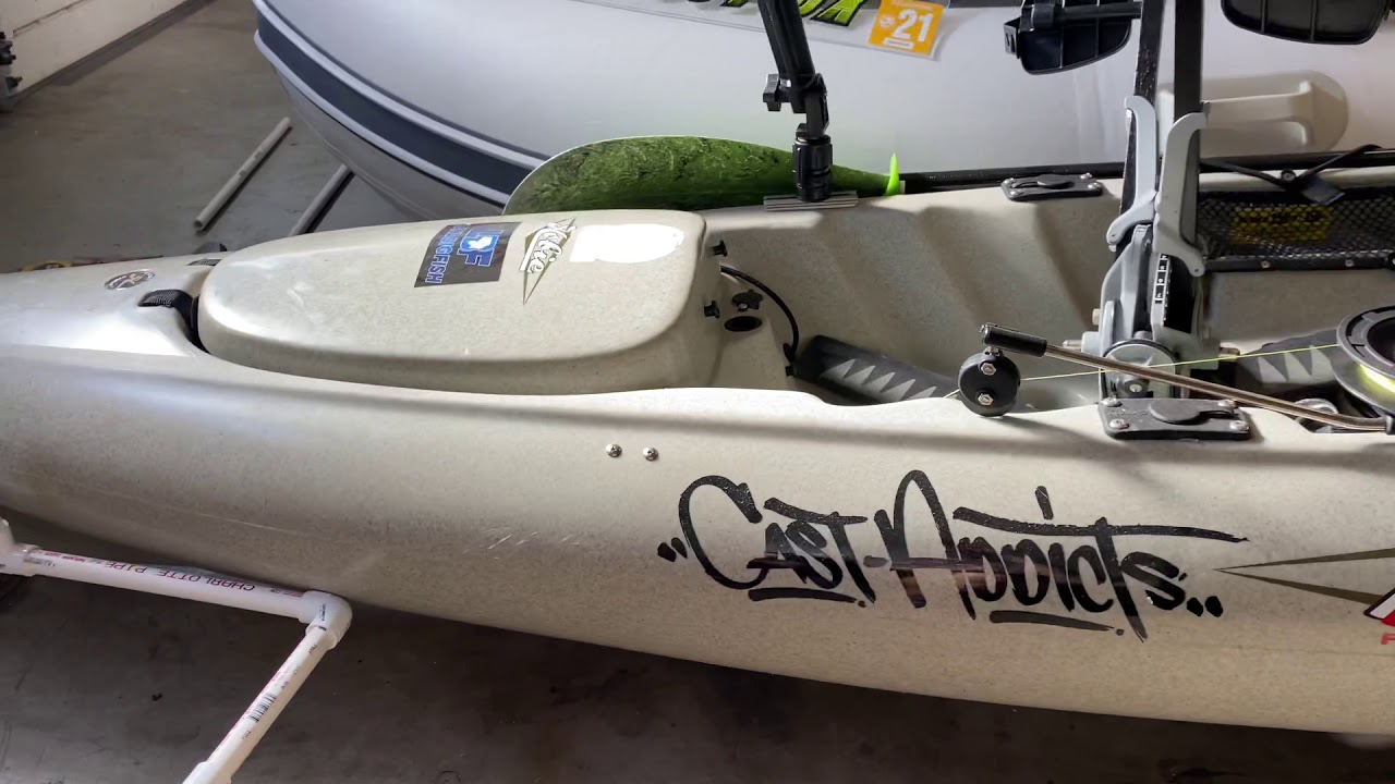 DIY pvc crab or lobster pot holder for hobie kayak YouTube