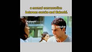 Kakashi And Sasuke Conversation