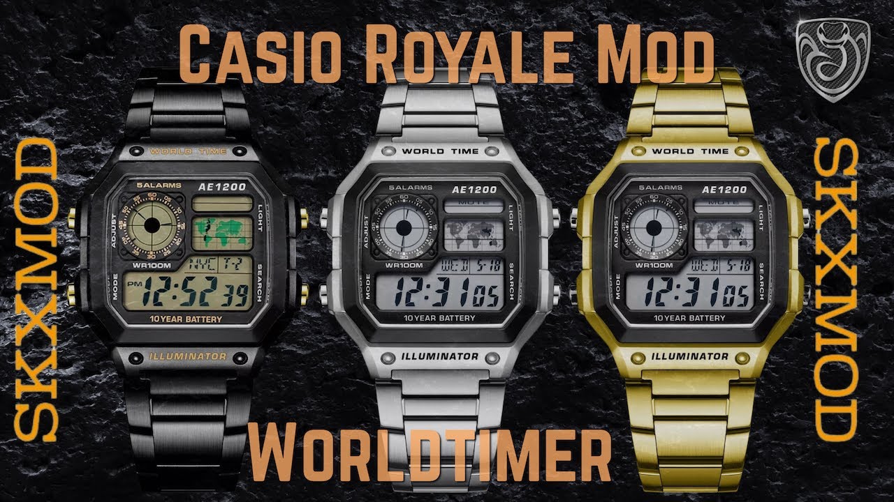 Customising The Casio AE1200 'Casio Royale' - Crown Watch Blog