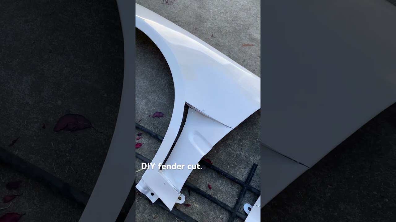 Eg hatchback DIY fender cut track style