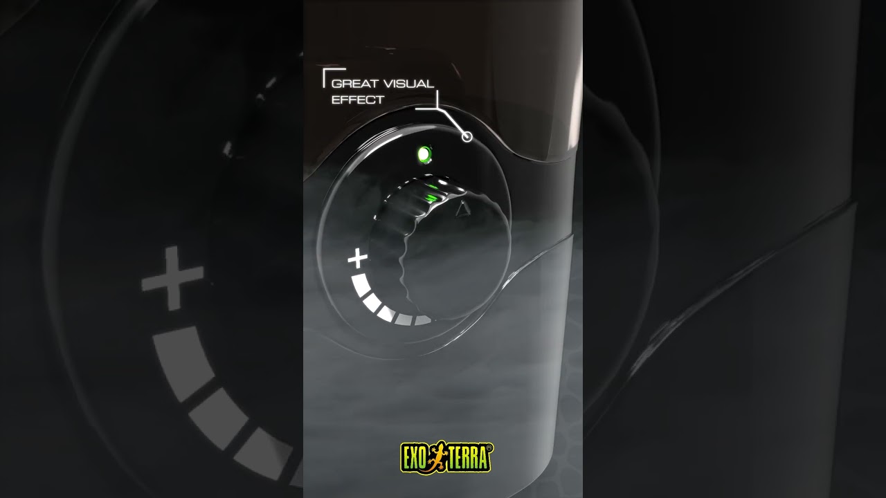 ☁️ Turn your terrarium into a cloud forest 🌳🌫️ with the Exo Terra Humidifier!