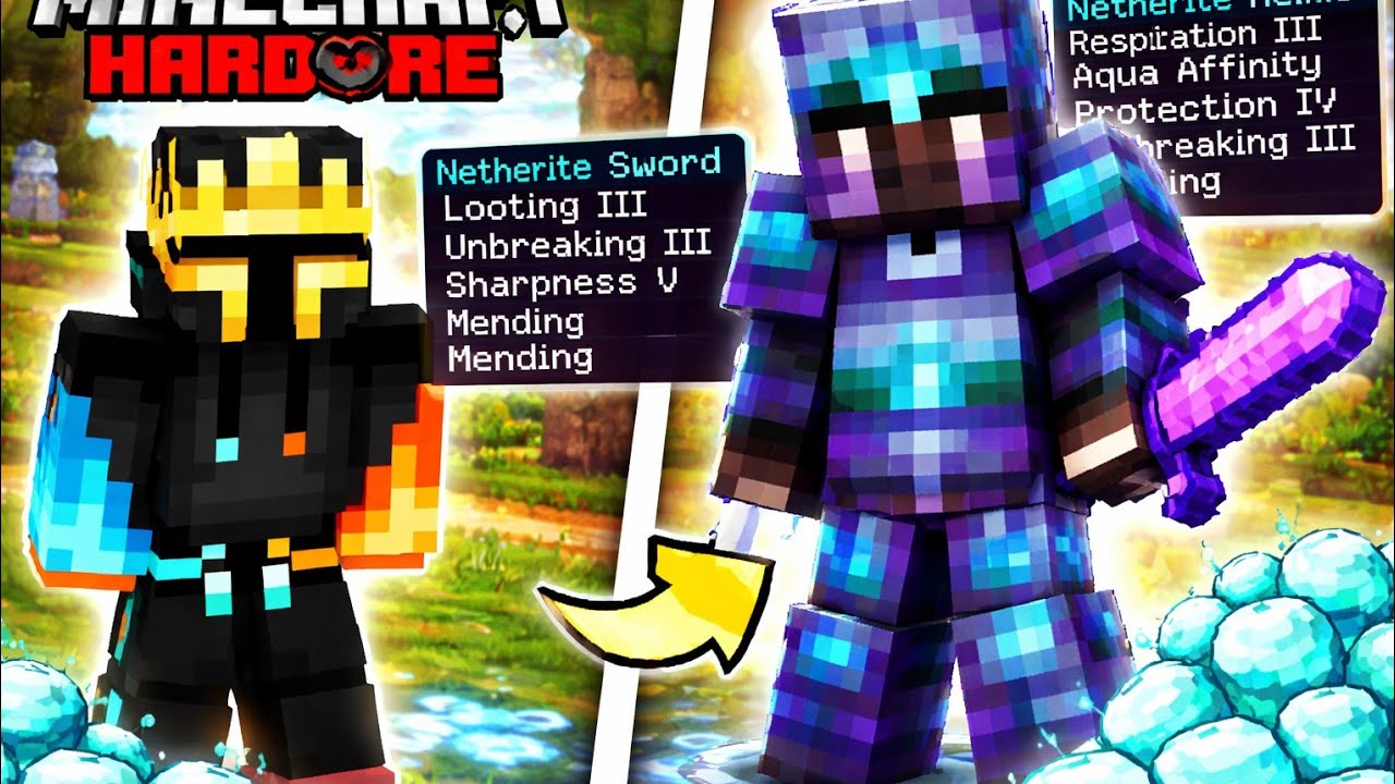 Minecraft Survival series I create a netherite full armour | Minecraft ...