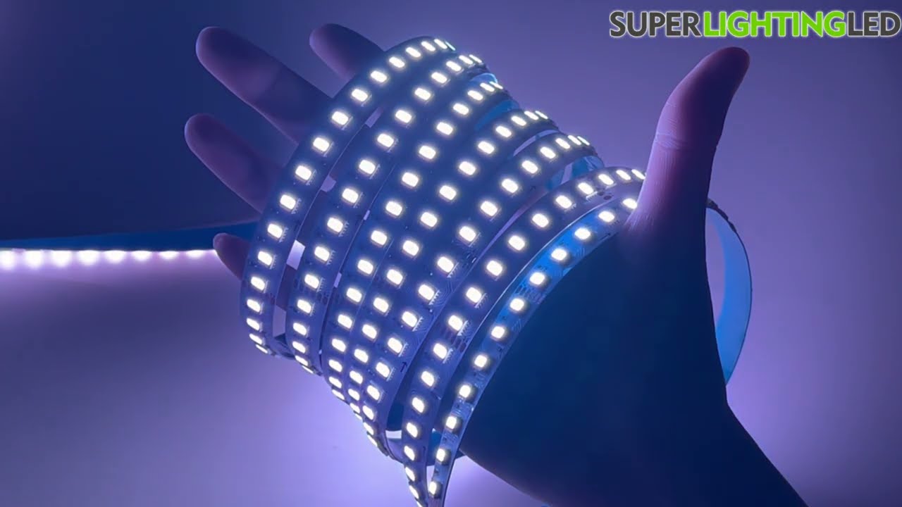 The Most Densest LED 5-in-1 RGBCW Strip Light From SuperLightingLED