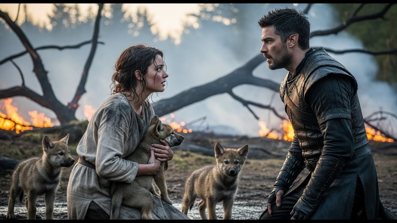 Elle protégea les petits du Roi Alpha du feu pendant que sa Luna dormait — Il la dit sienne