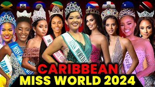 Miss World Caribbean Beauty Candidates 2024 Crown | Caribbean Focus by J-irie
