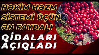 Həkim Həzm Sistemi Üçün Ən Faydalı Qidaları Açıqladı Ğlamlıq Əkim