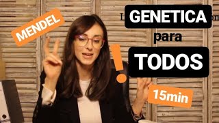 Genetica MENDELIANA fácil (que no te lien🤫) Tema 2 psicobiología UNED