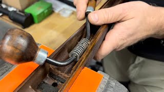 Fritlægning af riffel pibe.