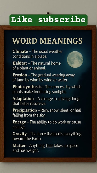 1℅ learners know these smart words under the moon 🌕✨ #WordPower #Shorts”#trendingshorts