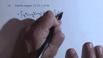 Indefinite Integral without U Substitution F15