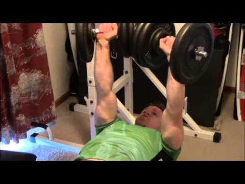 45 kg (100 lb) Dumbbell Bench Press