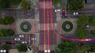 Video motion analytics  - creating heatmaps to visualize infrastructure usage and visitor frequency