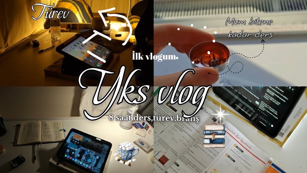 YKS VLOG|VERİMLİ GÜN| ayt mat branş 