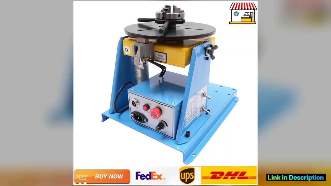 110V220V Rotary Welding Positioner 10KG 112rpm Welding Turntable with Foot Pedal Premium Quality